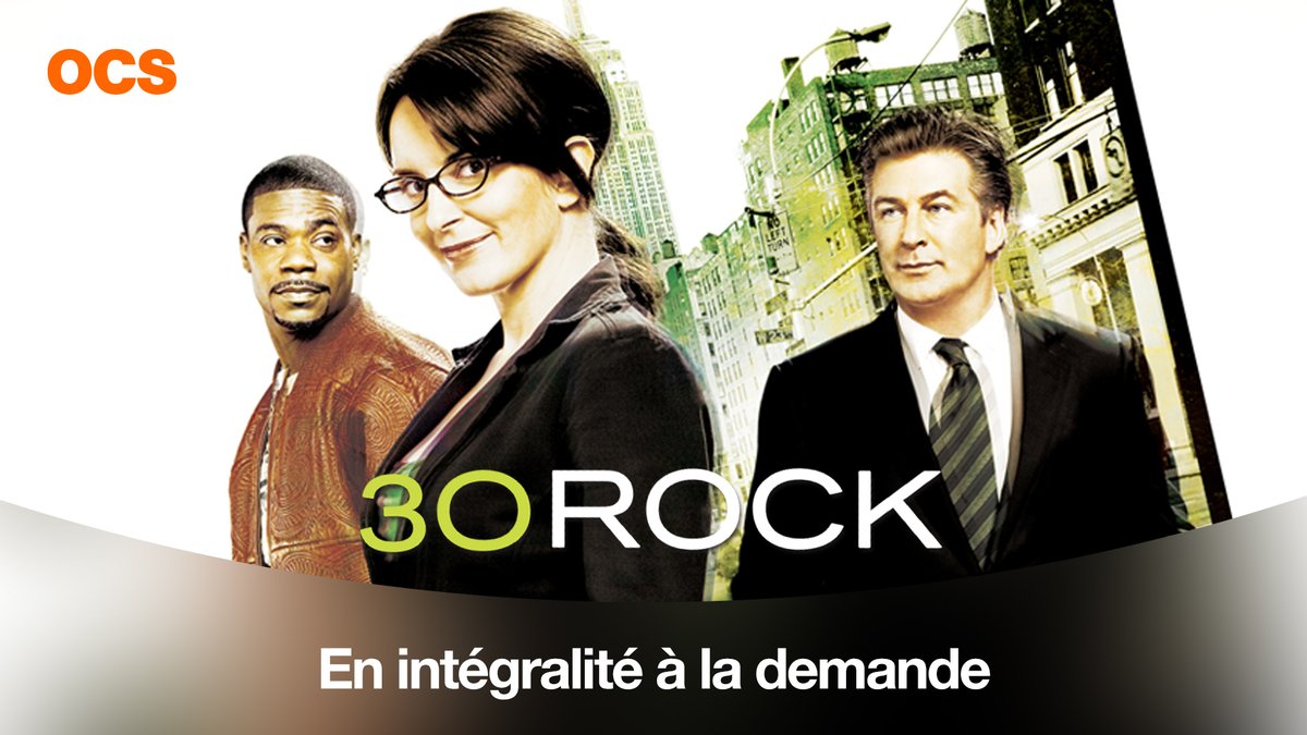 OCSTV_pro's tweet photo. L'intégrale de la série 30 Rock, disponible dès le 1er janvier sur @OCSTV à la demande.
Lien du CP : https://t.co/XG6cEE6D9s https://t.co/VRU0f93QpI