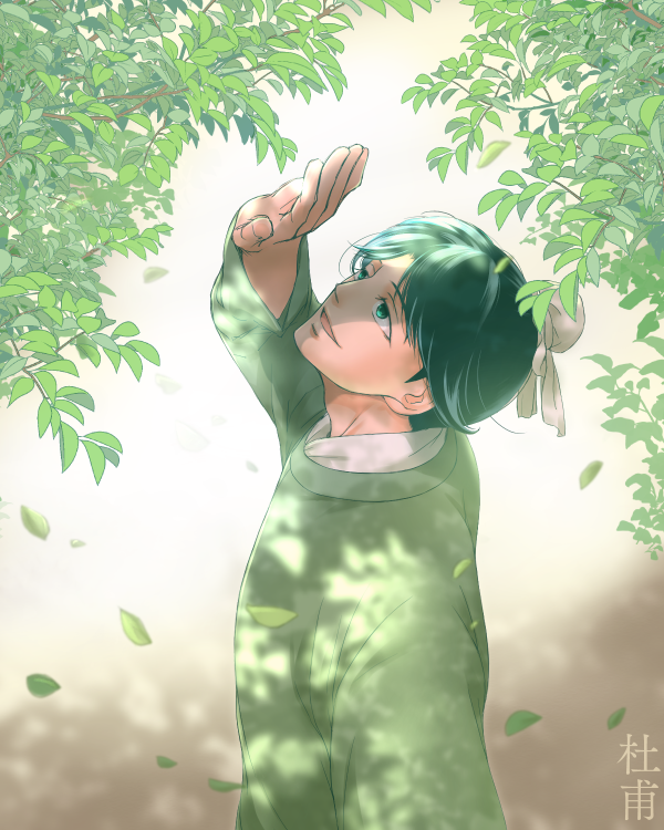 「まだ描き始めてそんなに長くない割に絵に描いてて一番感情表現の幅が広いのは杜甫です」|ロックのイラスト