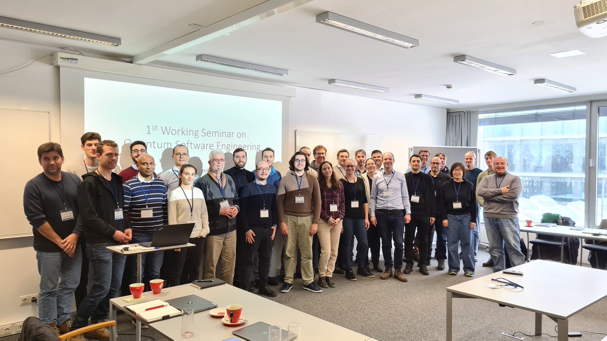 Michael Felderer (@mfelderer) on Twitter photo It's my pleasure to run the 1st Working Seminar on Quantum Software Engineering together with many colleagues from Software Engineering and Quantum Computing in Innsbruck. <a href="/davidetaibi/">Davide Taibi</a> It's my pleasure to run the 1st Working Seminar on Quantum Software Engineering together with many colleagues from Software Engineering and Quantum Computing in Innsbruck. <a href="/davidetaibi/">Davide Taibi</a>
