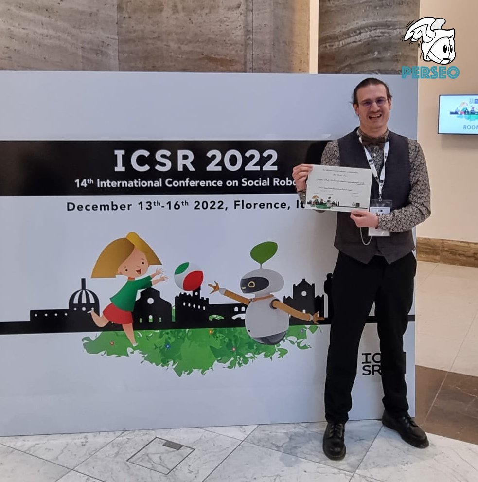 PERSEO European Training Network (@perseoproject) on Twitter photo ➡️BEST STUDENT PAPER AWARD to
"I designed it, so I trust it: the influence of customization on psychological ownershio and trust toward robots"⬅️
Congrats to Dimitri Lacroix, R. Wullenkord and F. Eyssel!
#PERSEOproject <a href="/icsr2022/">ICSR2022</a> #socialrobot
<a href="/unibielefeld/">Bielefeld University</a> <a href="/MSCActions/">Marie Skłodowska-Curie Actions</a> <a href="/UninaIT/">Unina Federico II</a> ➡️BEST STUDENT PAPER AWARD to
"I designed it, so I trust it: the influence of customization on psychological ownershio and trust toward robots"⬅️
Congrats to Dimitri Lacroix, R. Wullenkord and F. Eyssel!
#PERSEOproject <a href="/icsr2022/">ICSR2022</a> #socialrobot
<a href="/unibielefeld/">Bielefeld University</a> <a href="/MSCActions/">Marie Skłodowska-Curie Actions</a> <a href="/UninaIT/">Unina Federico II</a>