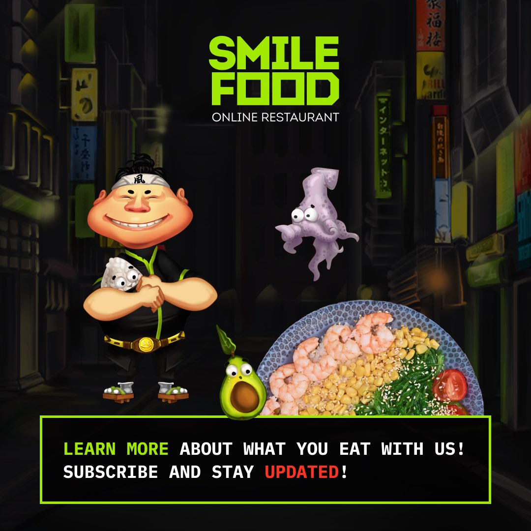 SMILEFOOD_DUBAI's tweet photo. Hello! Do you want to combine tasty with useful?
The SMILEFOOD #onlinerestaurant uses organic products for its #dishes, the benefits of which we talk about in the facts section!
#NFTrestaurant #NFTproducts #dubaifood #dubaisushi #SMILEFOOD https://t.co/rdx1YZTZLt