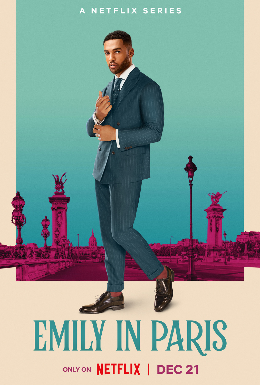 Emily in Paris S3 karakterposters op Netflix België