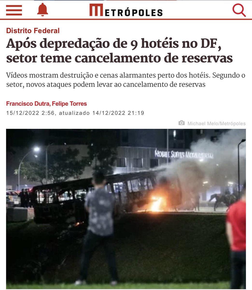 Quem vai arcar com esses prejuízos? Coloca na conta do PL, Valdemar tem que arcar com esse prejuízo! Sem mimimi... Vira macho p0rr@! Está na hora de largar de ser marica e ressair os lesados por crimes cometidos por sua laia criminosa!