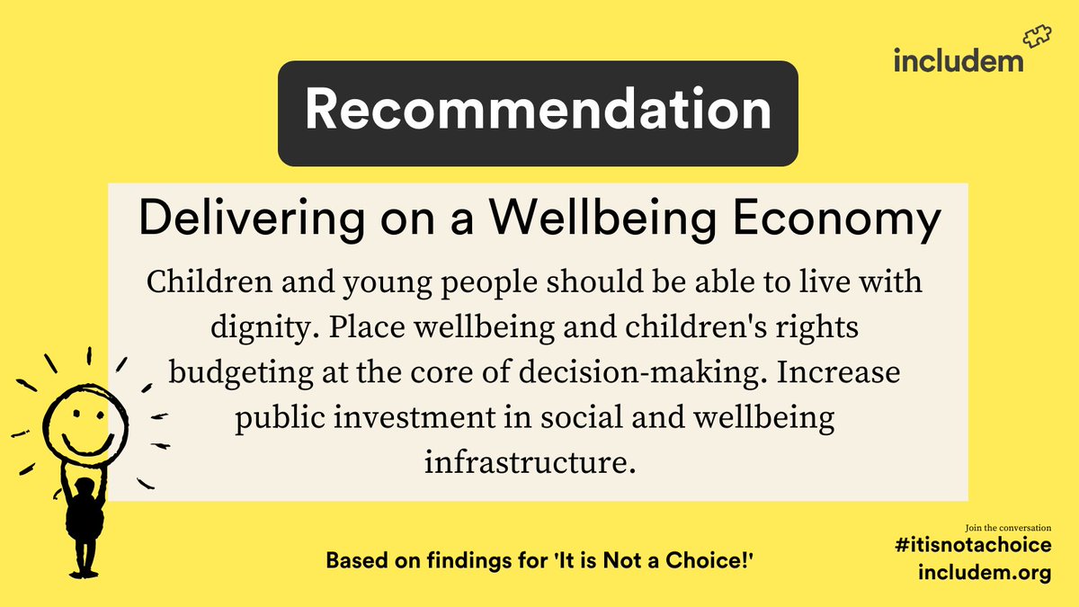 Includem2000's tweet photo. As the Deputy First Minister sets out the #ScottishBudget, families we work with call for the Scottish Government to deliver on a wellbeing economy.
This ensures that children and young people can live with dignity.
Find out more https://t.co/gmEjbtmVBz
#itisnotachoice https://t.co/t9ucepP0Ls