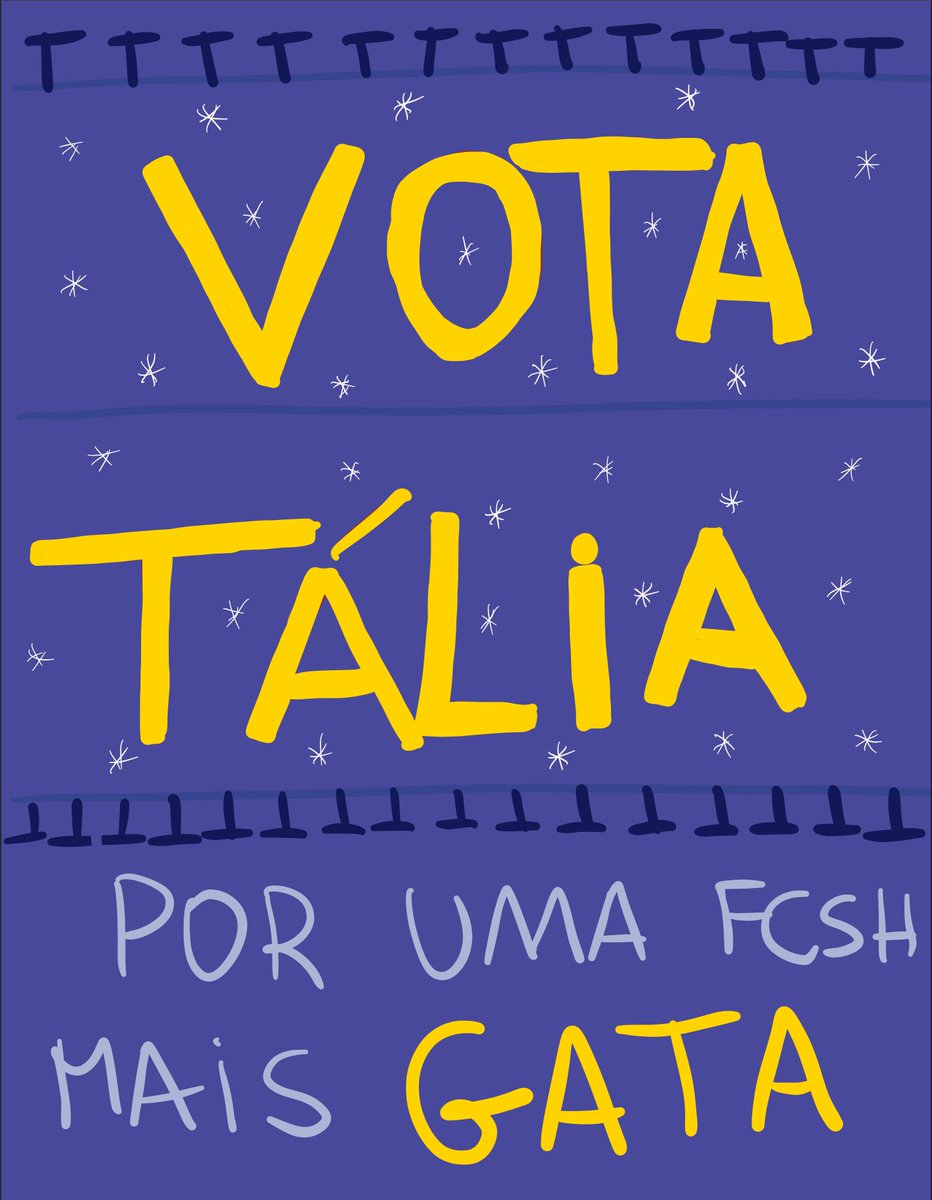 comecei a campanha pra AE do ano que vem