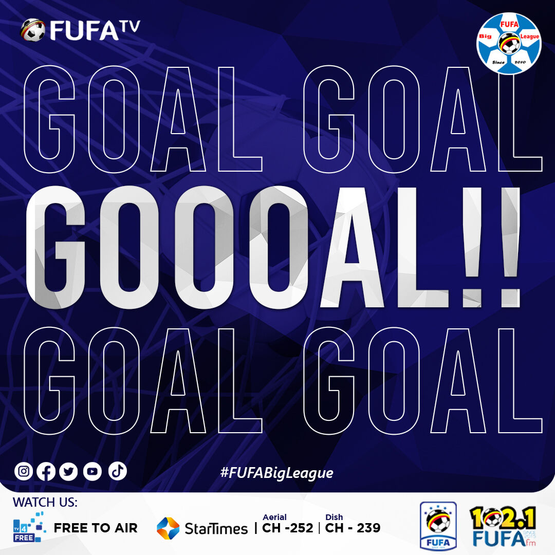 fufatv1's tweet photo. 32' | Police just can't stop scoring. Missi Diego Semugera scores their third!
βΆοΈ https://t.co/RgdX0dfDyU
#POLSOR 3-0 | #FUFABigLeague
#HomeOfUgandanSport https://t.co/qejbOoklHY