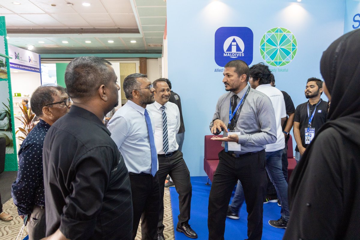 alliedmv's tweet photo. Highlights from the opening ceremony of Maldives Living Expo 2022. Visit our stall and get yo know the options to secure your homes. Weโve fun giveaways too! ๐ฅณ #VisitsndWIN #InsurancePartner #MaldivesLivingExpo2022 https://t.co/GNOTWwJU2F