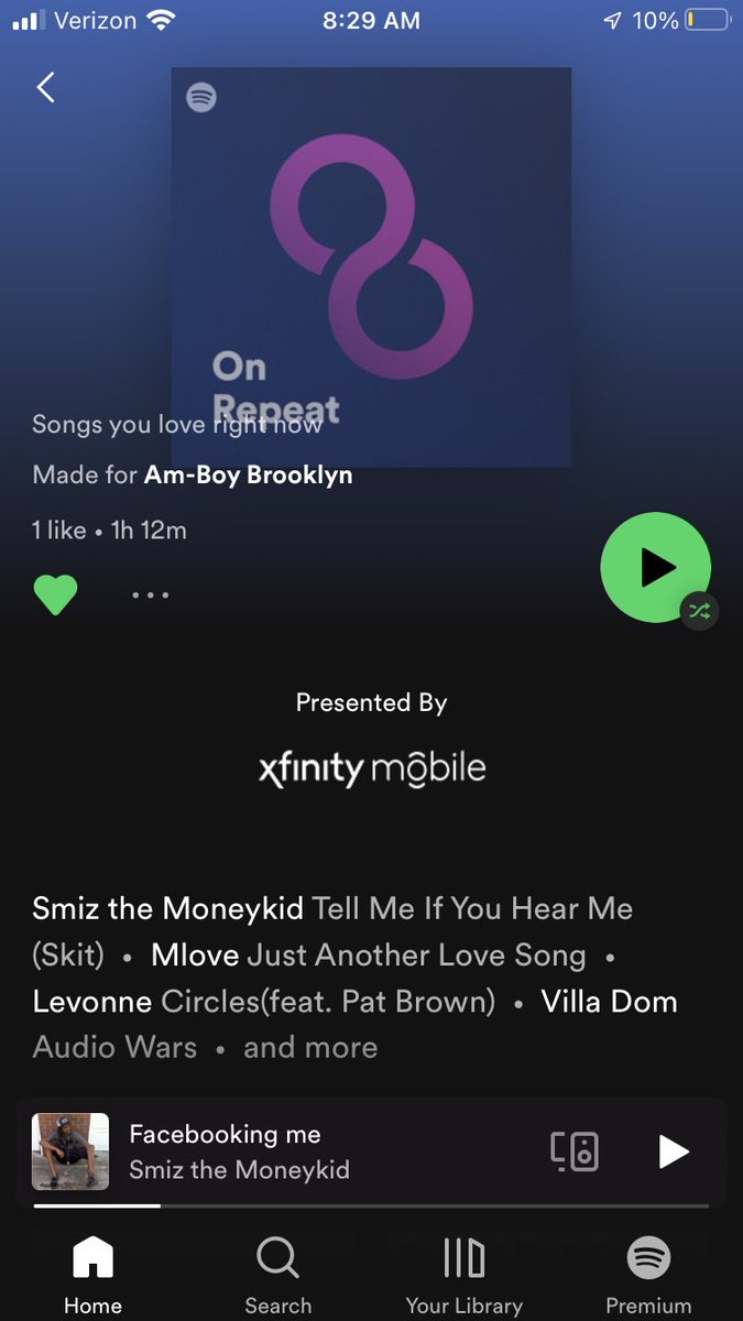 smizthemoneykid's tweet photo. S/O to @Xfinity @Xfinity for presenting my @smizthemoneykid @spotify @spotifyartists #OnRepeatPlaylist featuring #AudioWars by @illava πΌπ«‘ & #JustAnotherLoveSong by @QueenMLove βοΈβ€οΈπ«#WelcomeToTheRadioRevolution #24HoursInTheOffice #WeWorking #ImSoIndie #ImStreaming https://t.co/EiLdIJNrc8