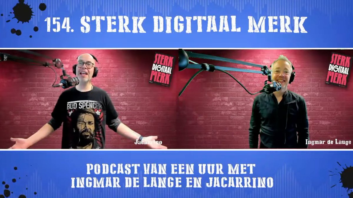 Ik was te gast bij <a href="/Jacarrino/">Jacarrino</a> voor zijn BoekenHelden Podcast. Aanleiding was mijn boek Sterk Digitaal Merk en bekroning van Marketingboek van het jaar.Kijk of luister: frislicht.com/2022/12/videop…