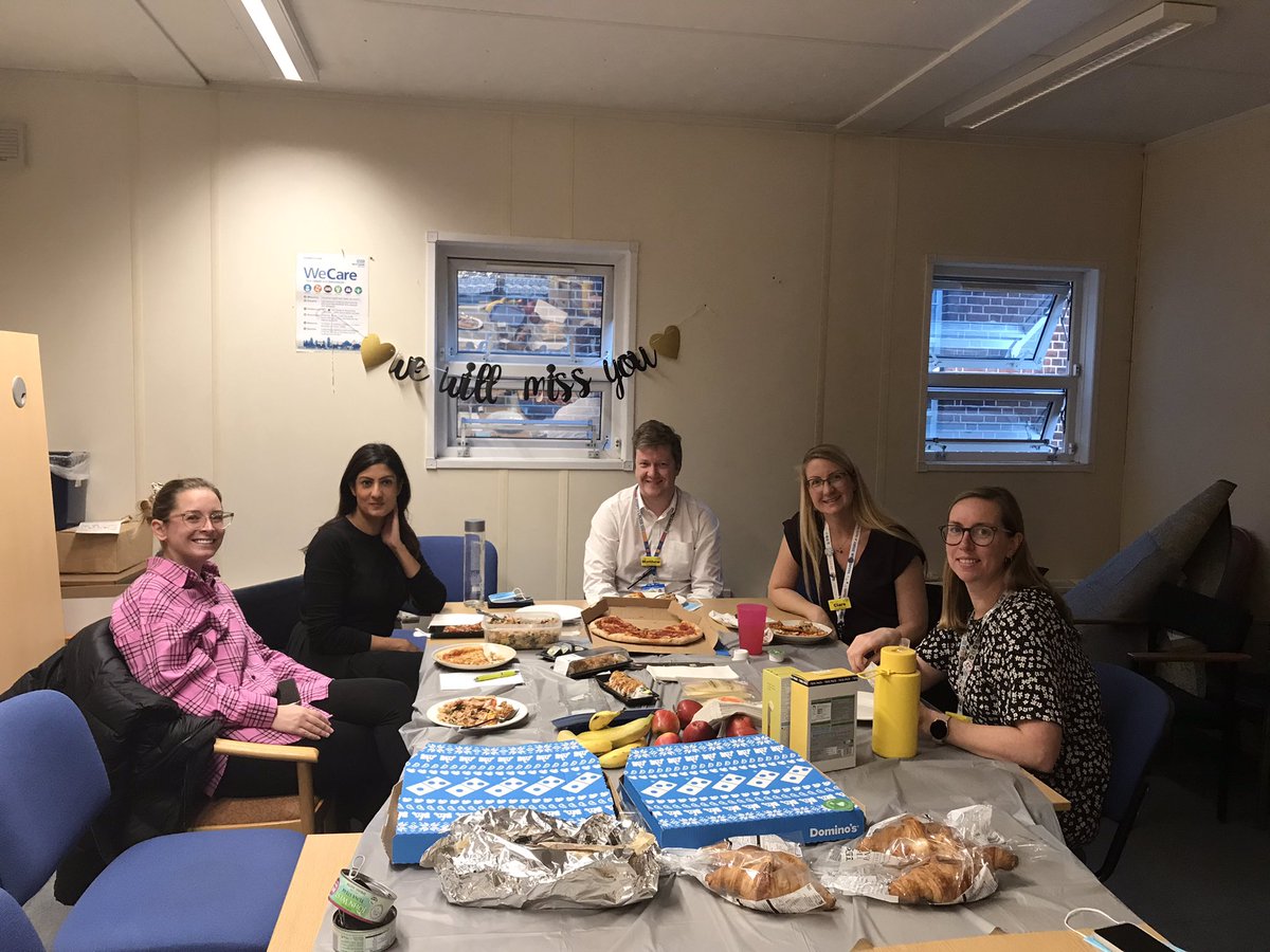 Viv_WXTherapies's tweet photo. #coreservices #lunch
@RedTamsitt @rmanpreet Matt Emily @K88LEG
Missing @WGNorky and @AdrianfromWCH https://t.co/tWzHerBsLp