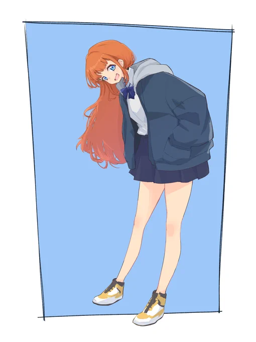 学校指定じゃないアウター着てる娘#架空少女 