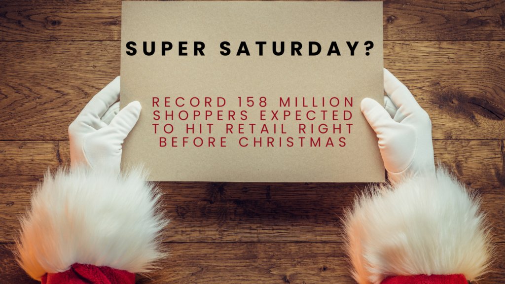 mlakier's tweet image. Super Saturday? Record 158 Million #Shoppers Expected To Hit #Retail Right Before #Christmas - @NRFnews @ProsperInsights @ShopperMatters bit.ly/3uNCKdw