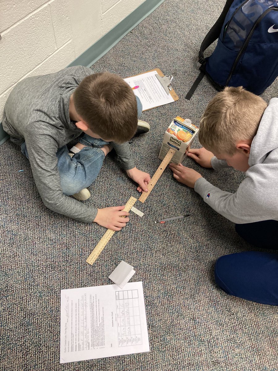 Mr. Rugg (@mrruggccms) on Twitter photo While learning about Newton’s Laws of Motion and Potential/Kinetic Energy, <a href="/TeamForgeCCMS/">TeamForge</a> scientists built “ruler coasters” to investigate the effect of height on that energy! #ForgingKnowledge #HandsOnApplication <a href="/MrsLealCCMS/">MrsLealCCMS</a> <a href="/MrsMcDaidCCMS/">Terri McDaid</a> @MrBurtonCLSD <a href="/DrRackleyCLSD/">Mariah Rackley, Ed.D.</a> While learning about Newton’s Laws of Motion and Potential/Kinetic Energy, <a href="/TeamForgeCCMS/">TeamForge</a> scientists built “ruler coasters” to investigate the effect of height on that energy! #ForgingKnowledge #HandsOnApplication <a href="/MrsLealCCMS/">MrsLealCCMS</a> <a href="/MrsMcDaidCCMS/">Terri McDaid</a> @MrBurtonCLSD <a href="/DrRackleyCLSD/">Mariah Rackley, Ed.D.</a>