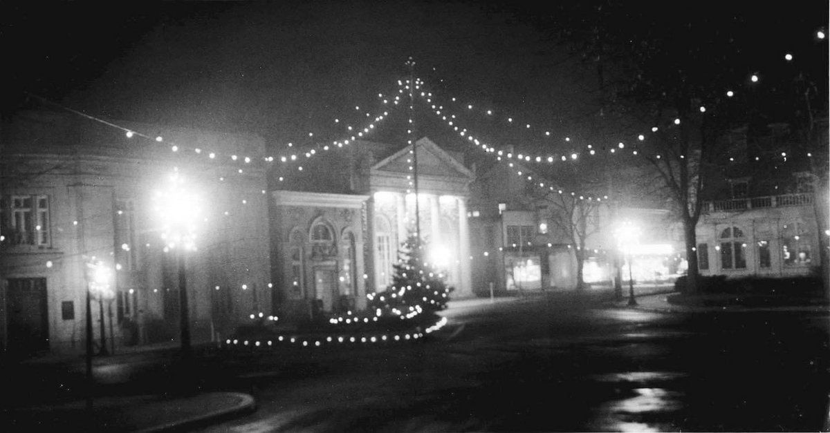 Check it out! Various strings of lights adorned the square in downtown Lititz during the 1930s. Tell us in the comments below what your favorite holiday tradition is…