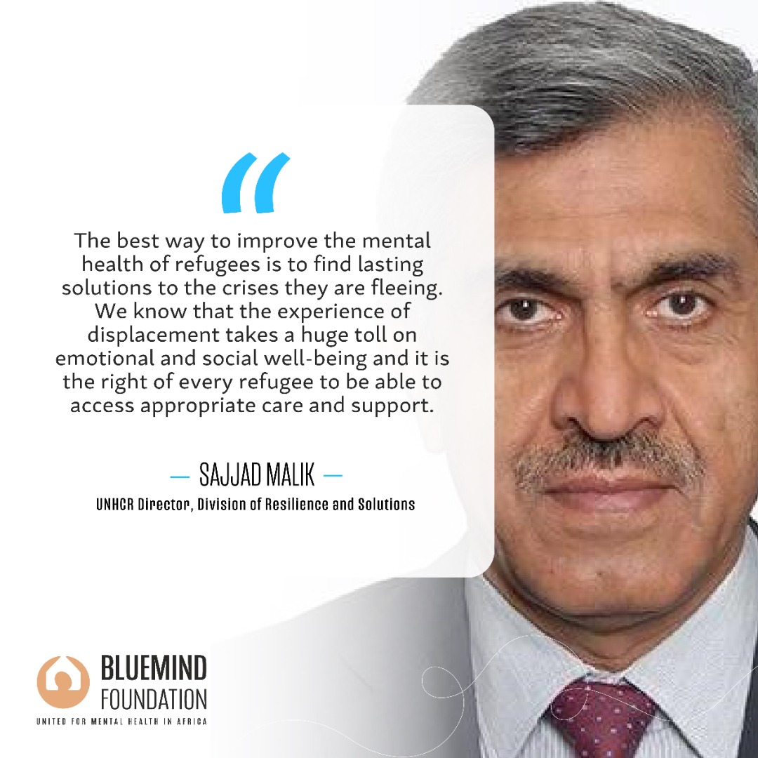 Bluemind_Fdn's tweet photo. Do you agree with UNHCR @refugees Director @malik_sajjad, that the "The best way to improve the mental health of refugees is to find lasting solutions to the crises they are fleeing."🤔
#BluemindFoundation
#BlueDecember https://t.co/y1LLQiOwTY
