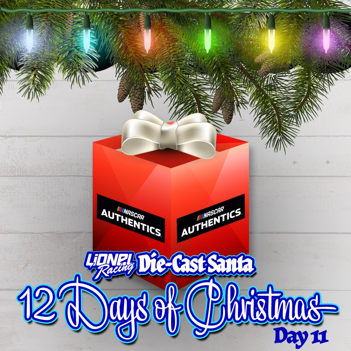 Lionel_Racing's tweet image. December 15th: A NASCAR Authentics Mystery Box 

It contains 10 Authentics die-casts from various waves including:
-1 Chase Piece
-1 Xfinity Car
-1 Truck
-1 Win
(The Xfinity/Truck could also be the win or chase piece)

-Be sure to Like &amp;amp; RT

-White or Green Christmas?
