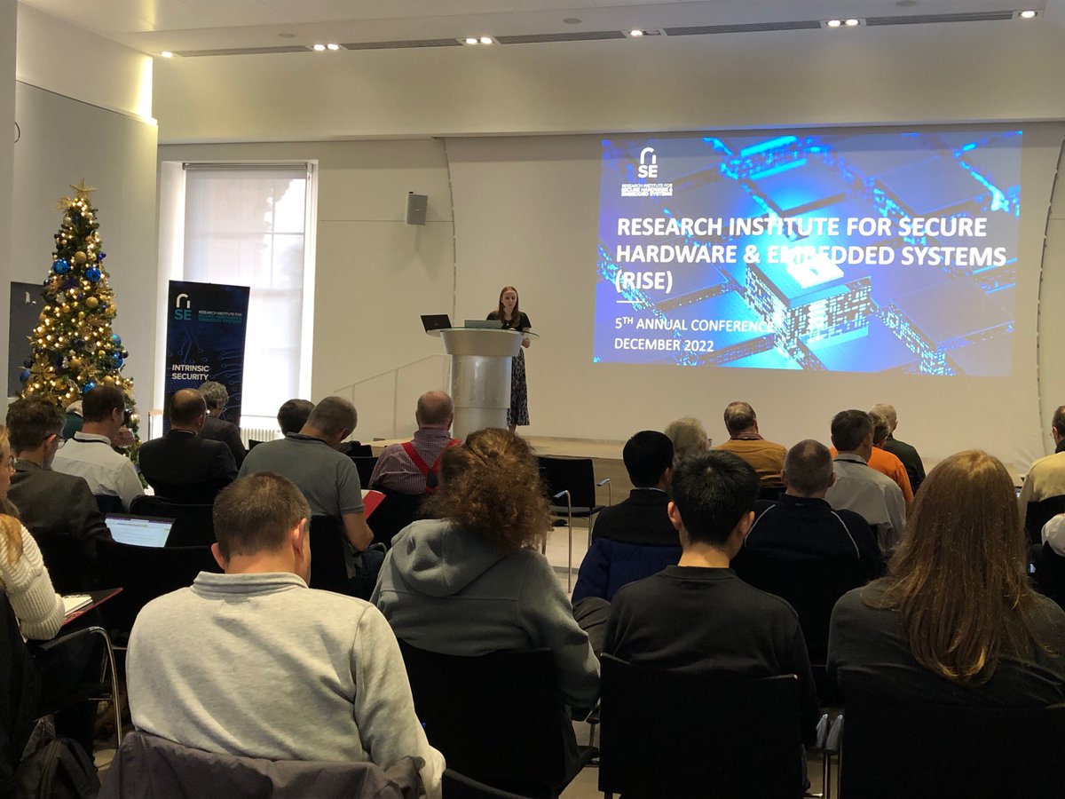 Hardware security experts gathered at Prince Philip House in London on 2nd December 2022 for our 5th Annual Conference. More here ➡️qub.ac.uk/ecit/News/Hard… #HardwareSecurity | #Research