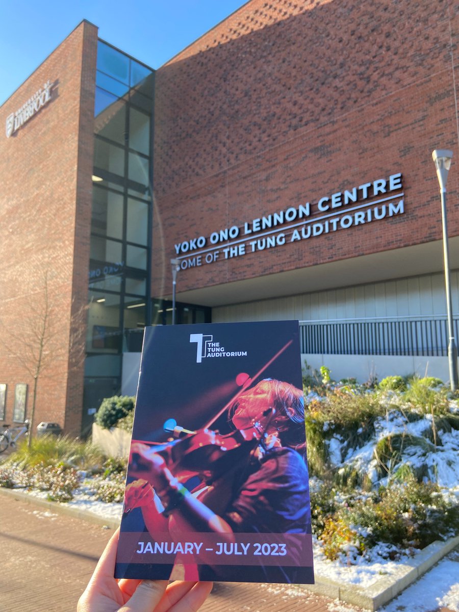 There’s lots to look forward to in 2023! Don’t forget to pick up your copy of the Spring-Summer 2023 brochure at our home, the Yoko Ono Lennon Centre <a href="/LivUni/">University of Liverpool</a> and other arts venues across the city. We hope to see many of you very soon 🧡🎼