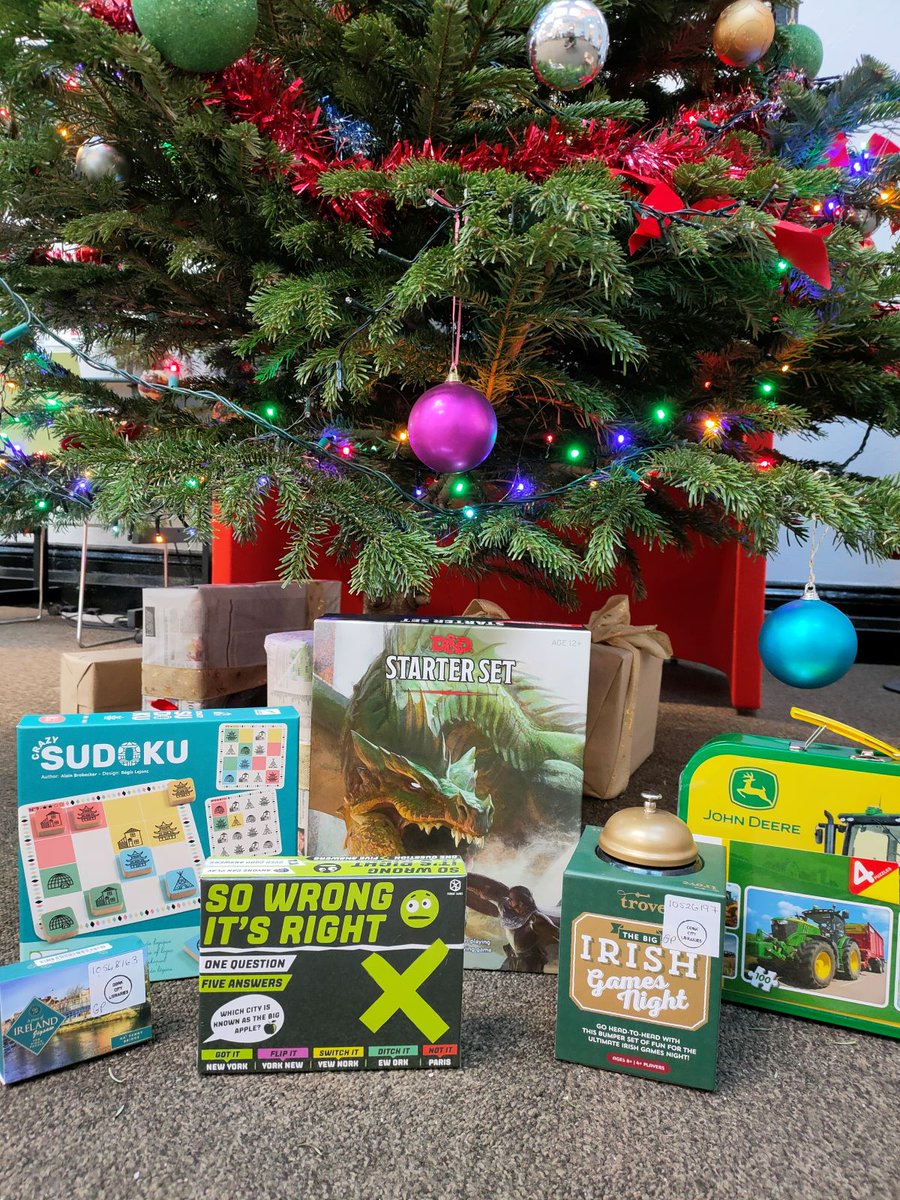 Here at Cork City Libraries books are not the only items you can borrow! 🎁

Check out our toy libraries that you can find in each of our city branches for entertainment for all age groups.

For the festive season why not borrow a game to enjoy over the Christmas break! 🎉🎄🎉