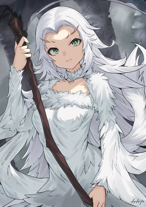 ずっと描きたかったダクソのプリシラ 