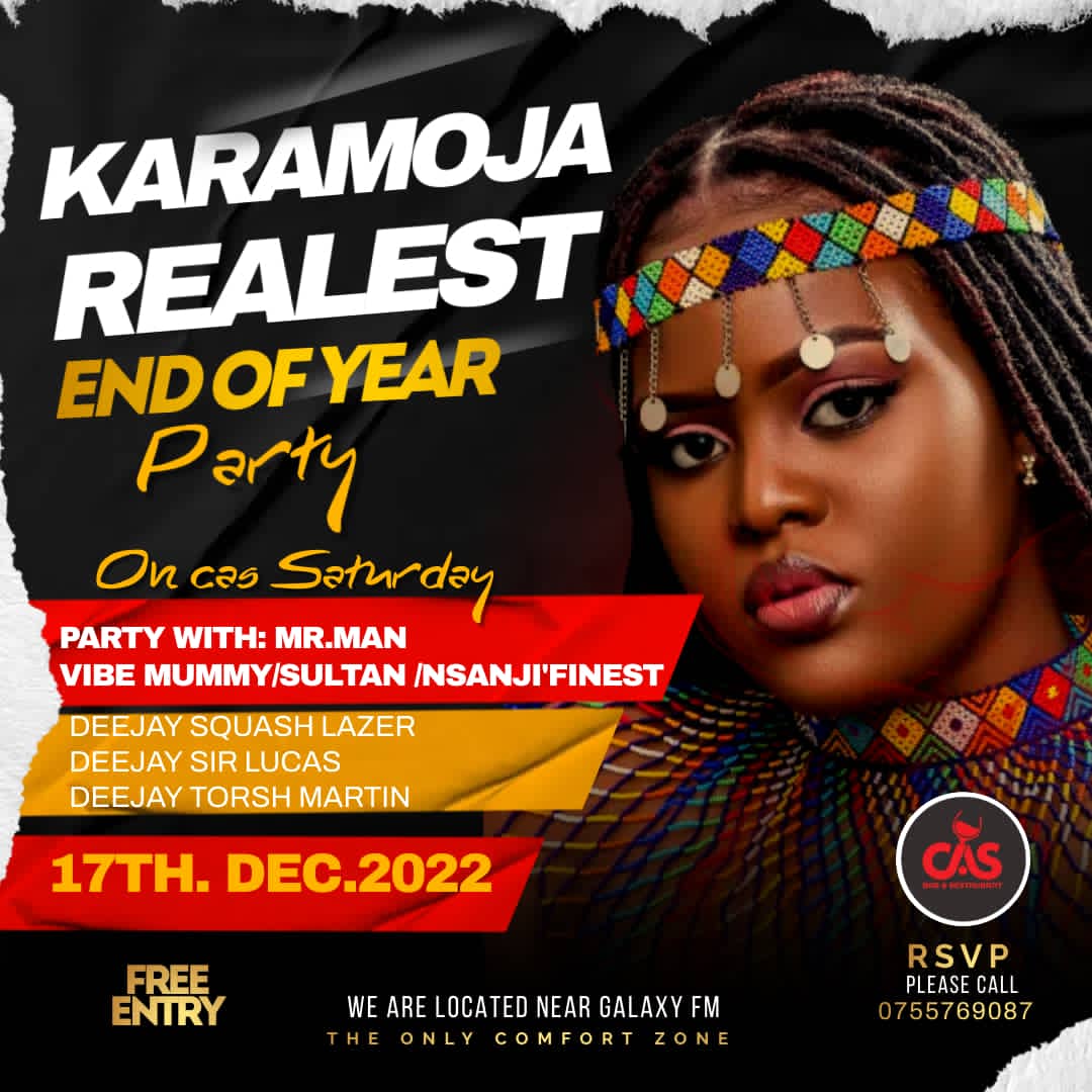 kamoga_pius's tweet photo. Karamoja Nation we are at @cas_casana this Saturday we mash it down. 20%discount on big bottles and a free Birthday cake to Birthday babies come through.
#CasSaturday #CasBar https://t.co/wnW95ifkaD
