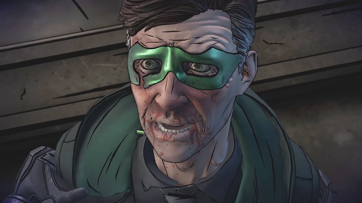 RiddlebirdWeek's tweet photo. Day 15 of #RiddlebirdAdvent and more injuries with Telltale Riddler https://t.co/kqTIrH2yGk