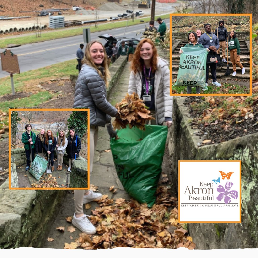 recyclesday's tweet photo. Great things are happening in #Ohio: Sharing this effort from #KABaffiliate Keep Akron Beautiful, where some Vincent St. Mary High School students spent a class period cleaning up the historic Glendale Steps! 
#KeepAmericaBeautiful #DoBeautifulThings #keepakronbeautiful https://t.co/xwFwmtBTm5