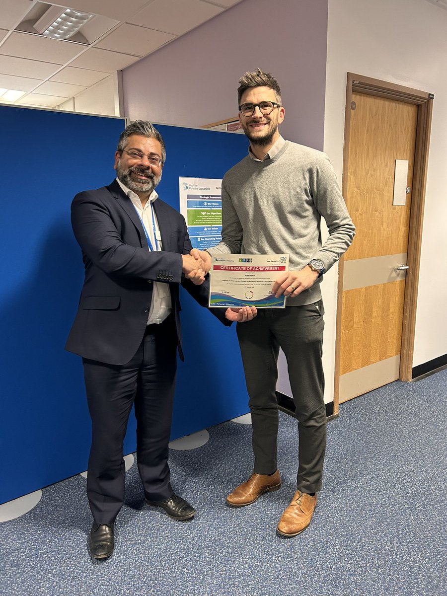 Sarah McCrossan (@sarahjmccrossan) on Twitter photo <a href="/imran_devji/">Imran Devji</a> presenting <a href="/RD9Improvement/">Ross Dawson</a> with his Improvement Practice Coach Level 4 certification. Well done Ross, amazing achievement. @ELHT_QI <a href="/imran_devji/">Imran Devji</a> presenting <a href="/RD9Improvement/">Ross Dawson</a> with his Improvement Practice Coach Level 4 certification. Well done Ross, amazing achievement. @ELHT_QI