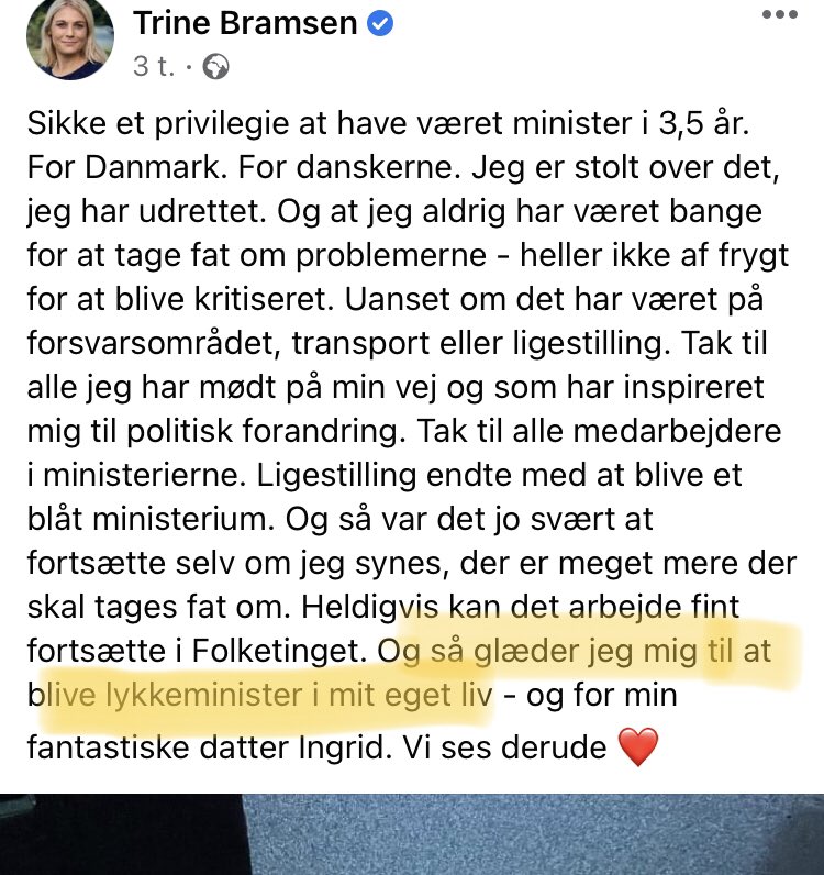 ‘Lykkeminister’ #dkpol