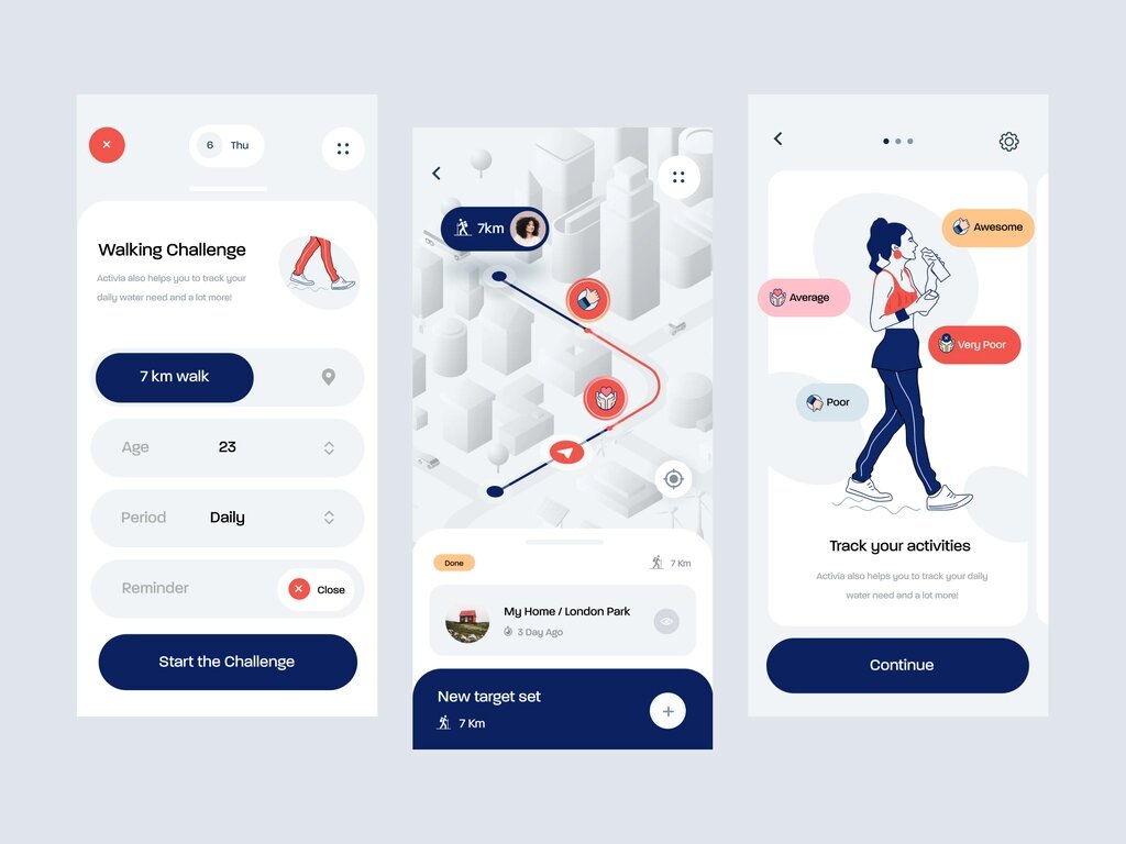 orizondesign's tweet photo. Activity Tracker App 🏃🚶♀️ By Mehmet Ozsoy for Orizon
Follow @orizondesign for more daily design inspiration! 🚀
#challengeapp #uidesign #uxui #gamification #productdesign #mobileapp #mobileappdesign #ios #interface #uidesigner #uxdesigner #uxui #userinterface https://t.co/JfEd224mjX