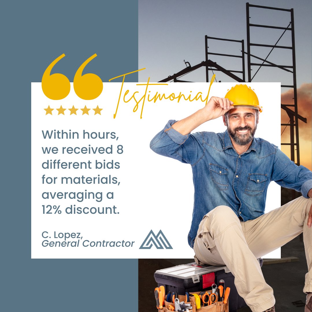 What more could you wish for?! 😏

#AMAST #Review #Testimonial #ConstructionSupplies