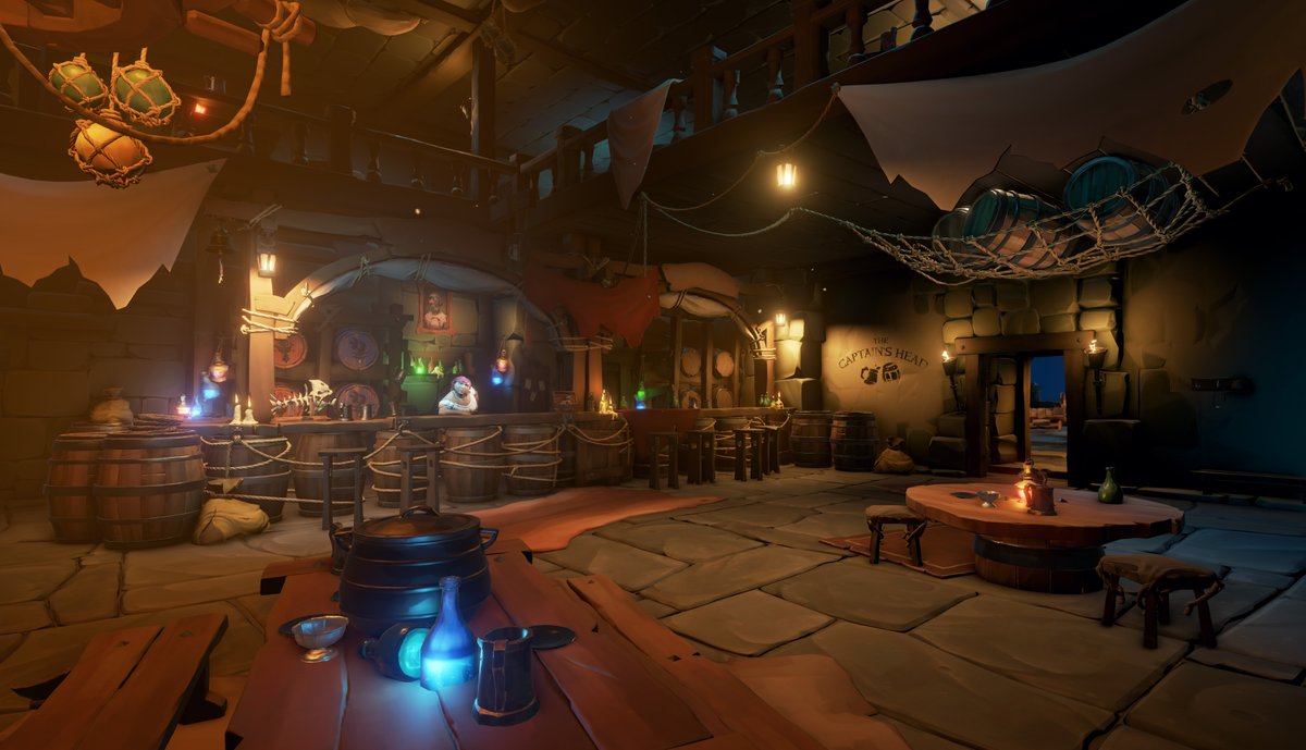 Sea of Thieves on X: New Golden Sands continues to grow into an impressive  port town, and yet there is still much work to be done! From shops to a  sizeable tavern