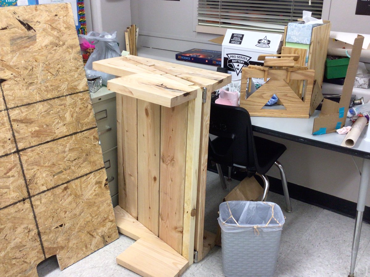 Inventions have arrived <a href="/WRidgeMS/">Westridge MS</a> Can’t wait to hear the student’s solutions to the problems they have been investigating this quarter.