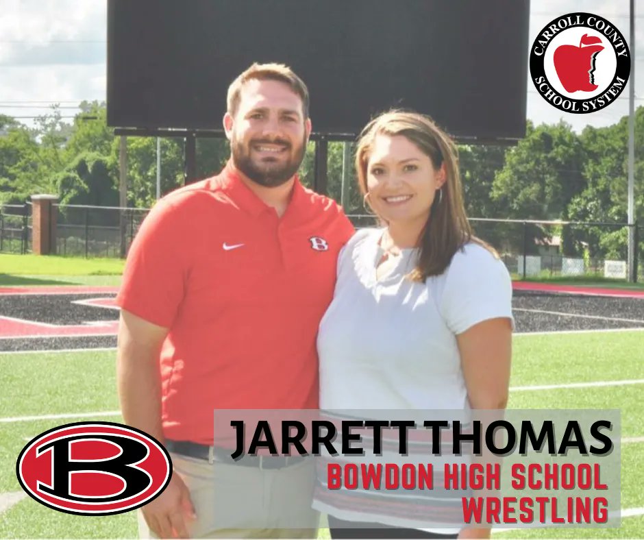 Coach Thomas is a 2013 graduate of CHS. He earned his bachelor's in History from UWG in 2018 and began teaching U.S. History at <a href="/BowdonHigh/">Bowdon High School</a> in the fall of 2018. He is the head wrestling coach for the Bowdon Red Devils as well as coaching football. Thomas is married to Kendall.