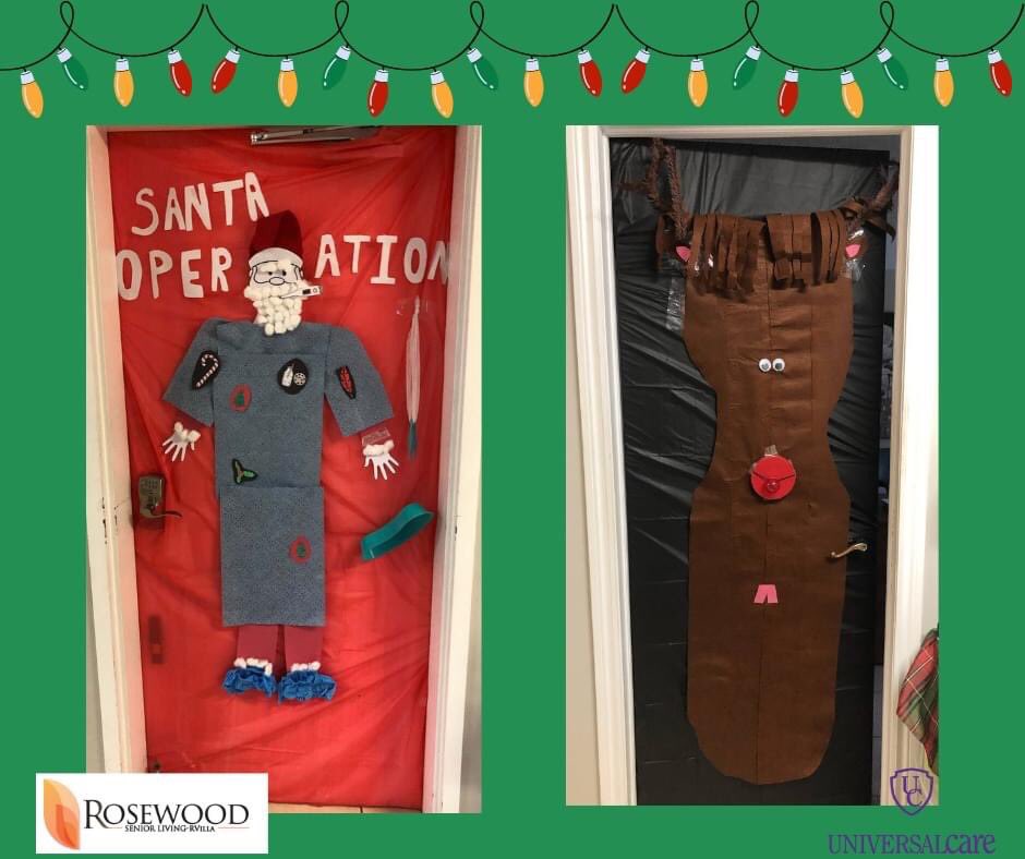 RosewoodRVilla's tweet photo. The Residents and Staff at Rosewood RVilla got into the Holiday Season by having a door decorating contest!  Check out our top doors!  What is your favourite door?

#Doordecoratingcontest  #festiveseason #havefun #RosewoodRVilla #Retirement #Ripley #UniversalCare https://t.co/E50wialMjI
