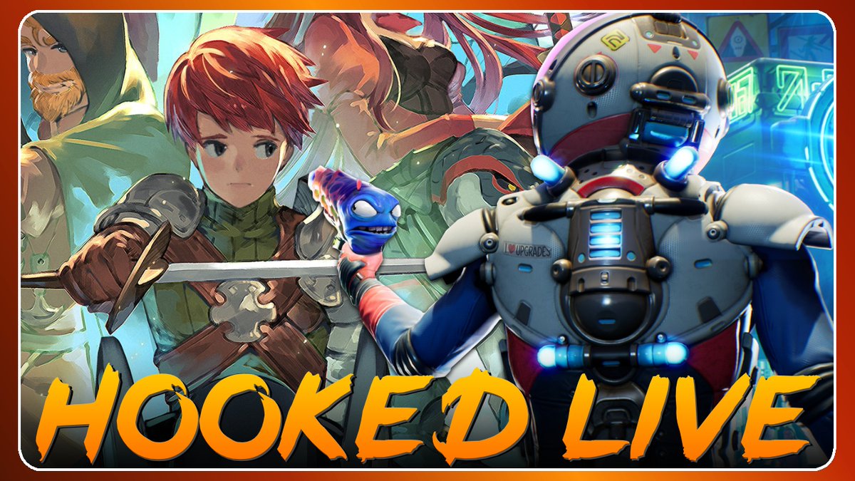 Nachher gibt's bei uns im Stream eine ganze Ladung Sci-Fi &amp; Fantasy mit Chained Echoes &amp; High on Life ab 18 Uhr auf twitch.tv/hookedlive - kommt rum!