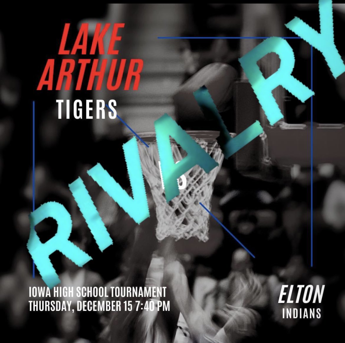 LATigers_'s tweet photo. 🚨 GAMEDAY ALERT 🚨 

🗓️ December 15, 2022
🏀 Iowa Christmas Tournament 
🔥 Rivalry Game
🆚 Elton Indians 
⏰ 7:40 P.M. 
🏫 Jackets Gym
📍 Iowa 
📱 ScoreStream
🎟️ Available Only Online https://t.co/g07qm8d27k

WEAR 🔴 OR 🔵

#SWLAPreps #OneShotOneGoal https://t.co/eBkHcHXnAq