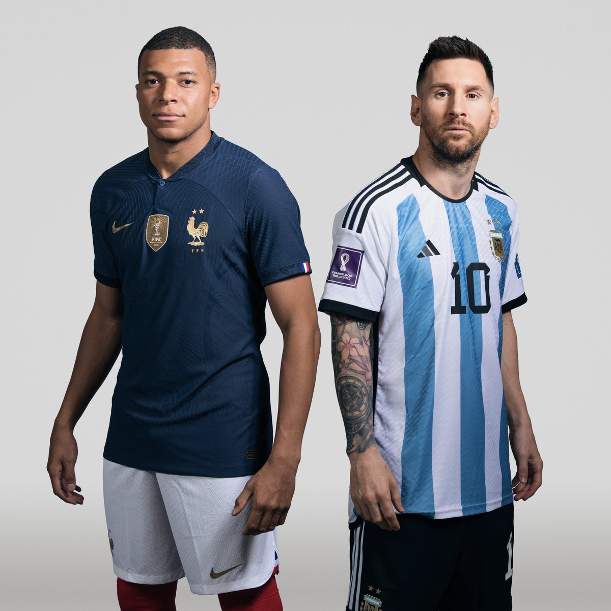 ChampionsLeague's tweet image. 🇦🇷🆚🇫🇷 Who do you 𝙬𝙖𝙣𝙩 to win the World Cup?