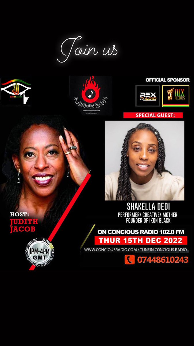 ShakellaDedi's tweet photo. About to have a chat with the awesome presenter/ actor Judith Jacob! On her show on Concious Radio ! @JJyabbas https://t.co/lr5fZOw6Cc