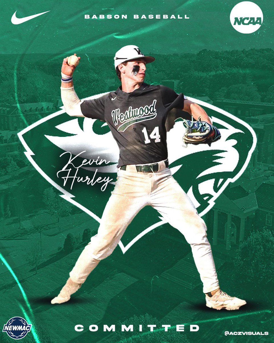 _kevinhurley3's tweet photo. Babson Baseball '27! Could not be more excited for this opportunity!! Thank you to everyone who has helped me along the way, can't wait to get to work.  
@BabsonBaseball @MWS_Devils @RJWardwell_18 @TheBaseballWHS https://t.co/Dv0dyMl5F6