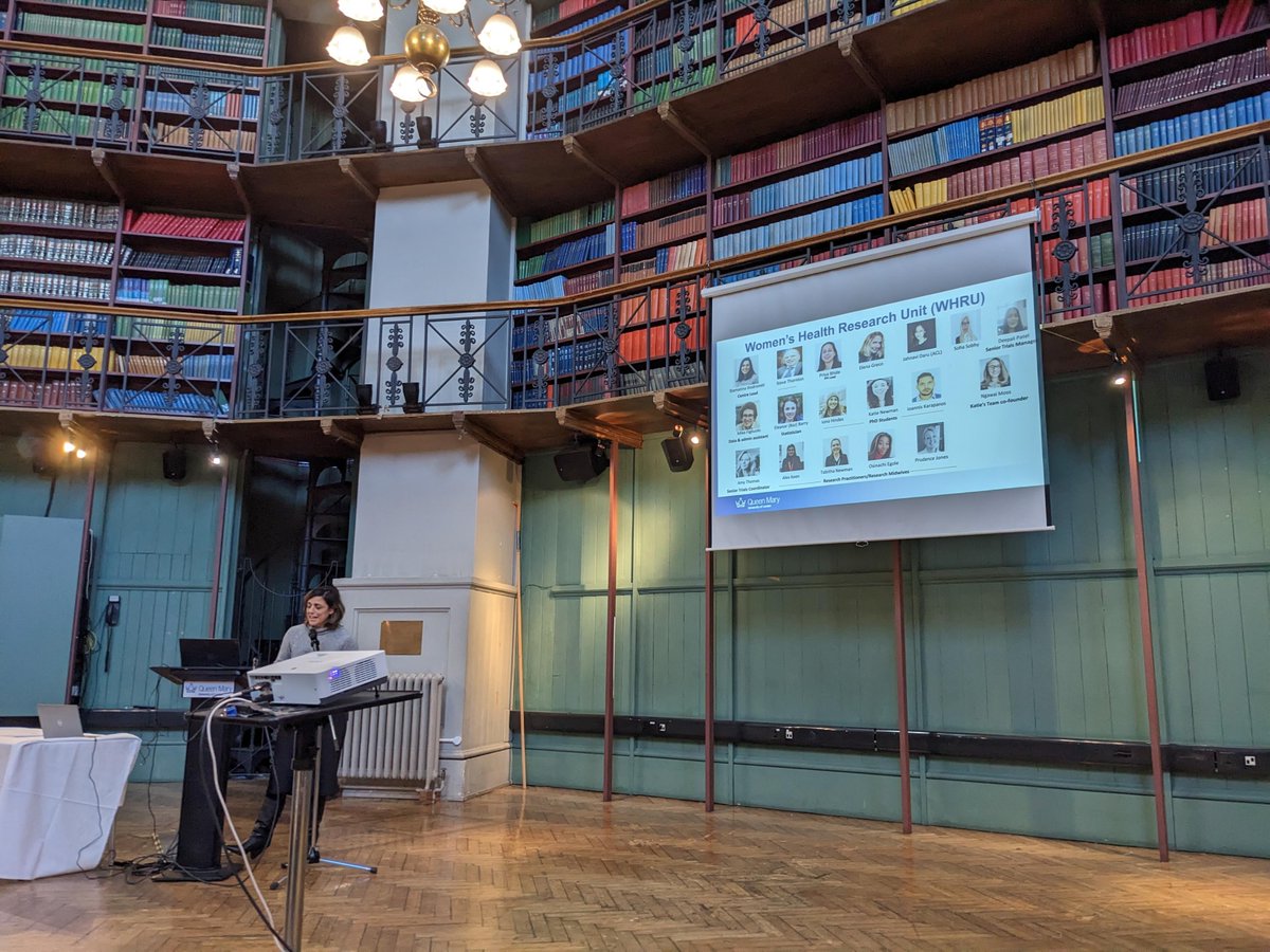 CphpQmul's tweet photo. Opening our Women’s Health Research Unit showcase event today,  @M_Iliodromiti introducing the Unit and outlining future research opportunities in Women’s Health https://t.co/zjORgGnWA5