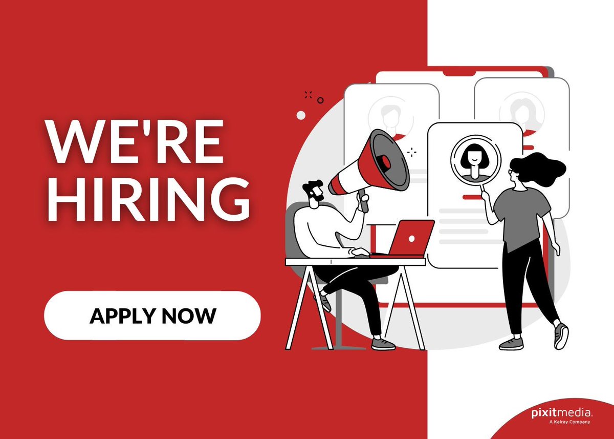PixitMedia's tweet photo. We are hiring for 4 new roles!

🚨 DevOps Engineer UK
🚨 Head of Professional Services UK
🚨 Project Manager UK
🚨 Customer Support Engineer

Want to join a fast-growing business with fantastic development opportunities? Apply now!

https://t.co/Px2NiyitWA

#wearehiring https://t.co/dEpnWoA7FQ