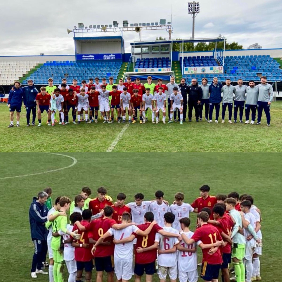 Gran semana de entrenamientos con los chavales de la <a href="/SEFutbol/">Selección Española Masculina de Fútbol</a> U17. Disfrutando de su entrega y ganas de seguir progresando individual y colectivamente. Muy agradecido a todos los componentes de la expedición. 💪🚀⚽️⚽️⚽️⚽️🚀💪