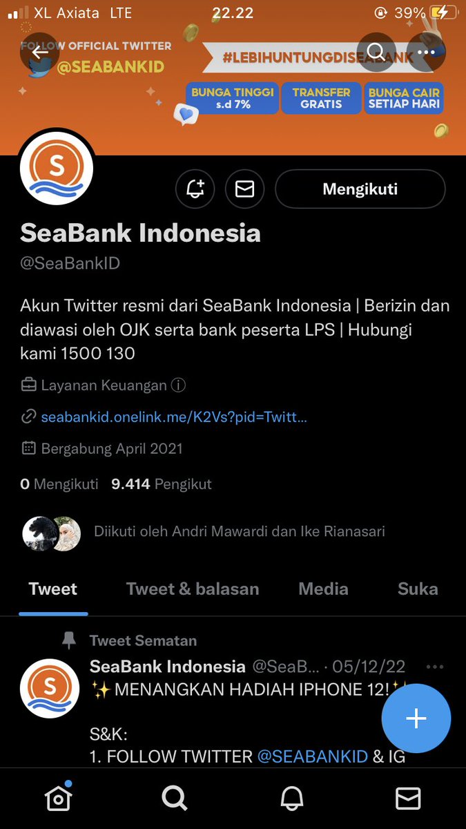 itsmmrym's tweet photo. @SeaBankID Done
Twitter : itsmmrym
IG : its.mmrym 

Ikutan yuk @Ike_Rianasari08 https://t.co/3KTS8pBCbS