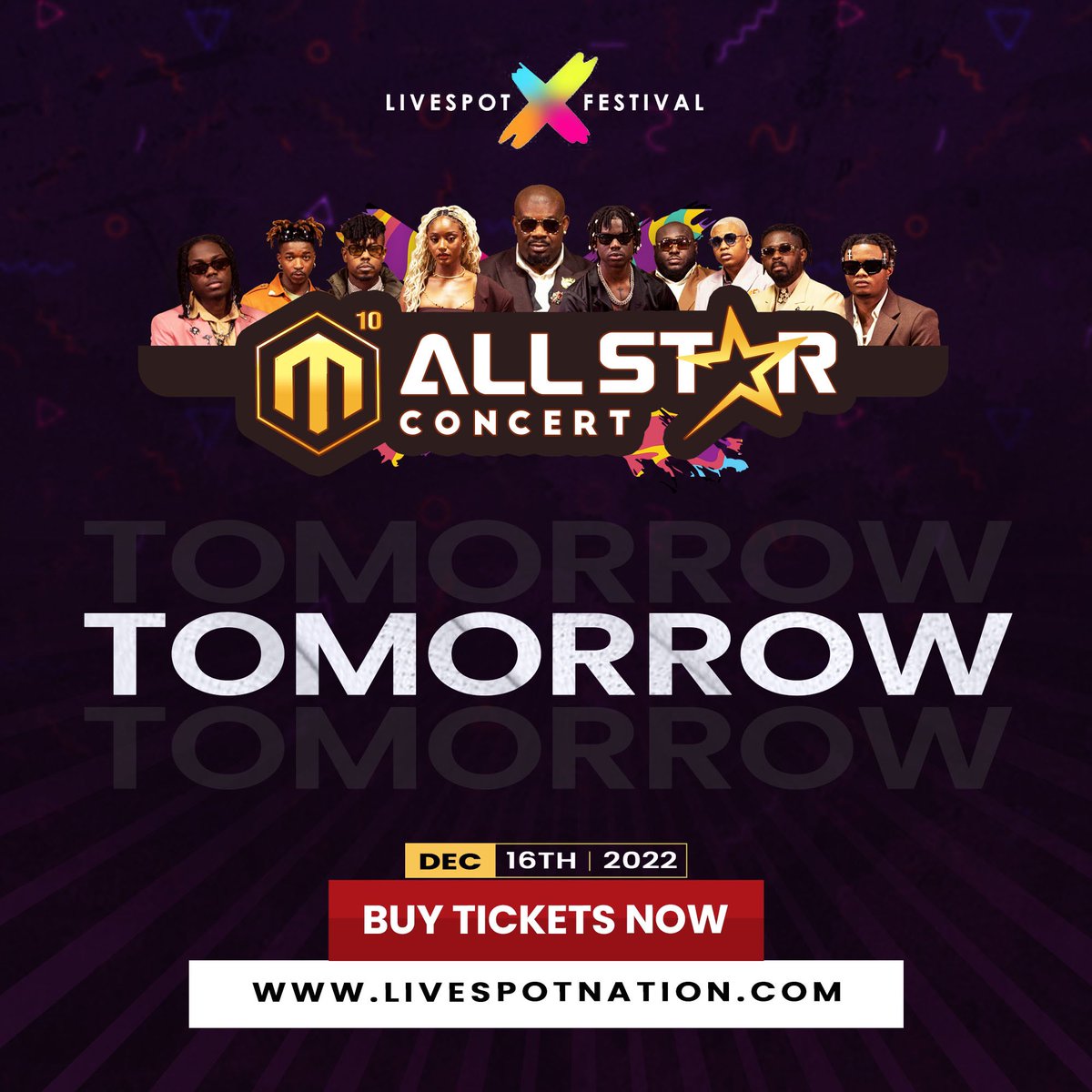 MavinRecords's tweet photo. #MavinAllStarConcert is Tomorrow!!! 

We are fully geared up &amp; excited for an amazing concert with the Mavin All Stars 

Are you ready for the concert of the year?!!!🔥🔥 https://t.co/2FsjMkWM80