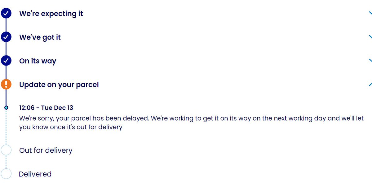 naturallysimple's tweet photo. #evri #evrinondelivery 
Can you tell me where my delivery is please. Posted next day and still waiting four days later. I know it's Christmas but four days is a bit much and still waiting. https://t.co/GNeDEl0p4m