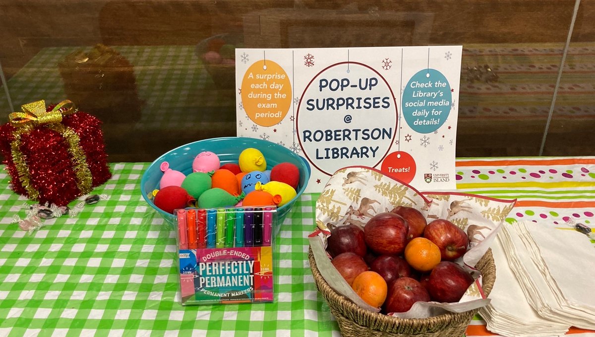 UPEILibrary's tweet photo. Exam Pop-up today! Come on into the library and decorate your own stress ball! βοΈπ#robertsonlibrary #UPEI https://t.co/fTtLxFORQM