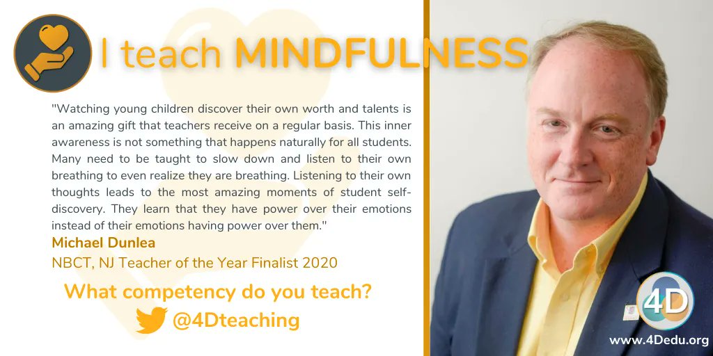 4D Education (@4ded4ai) on Twitter photo How does one elementary educator incorporate #Mindfulness into his classroom on a regular basis? <a href="/MichaelJDunlea/">Michael Dunlea M.Ed., NBCT, PAEMST</a> was part of the development team for our professional learning course here: buff.ly/3vlGbXp How does one elementary educator incorporate #Mindfulness into his classroom on a regular basis? <a href="/MichaelJDunlea/">Michael Dunlea M.Ed., NBCT, PAEMST</a> was part of the development team for our professional learning course here: buff.ly/3vlGbXp