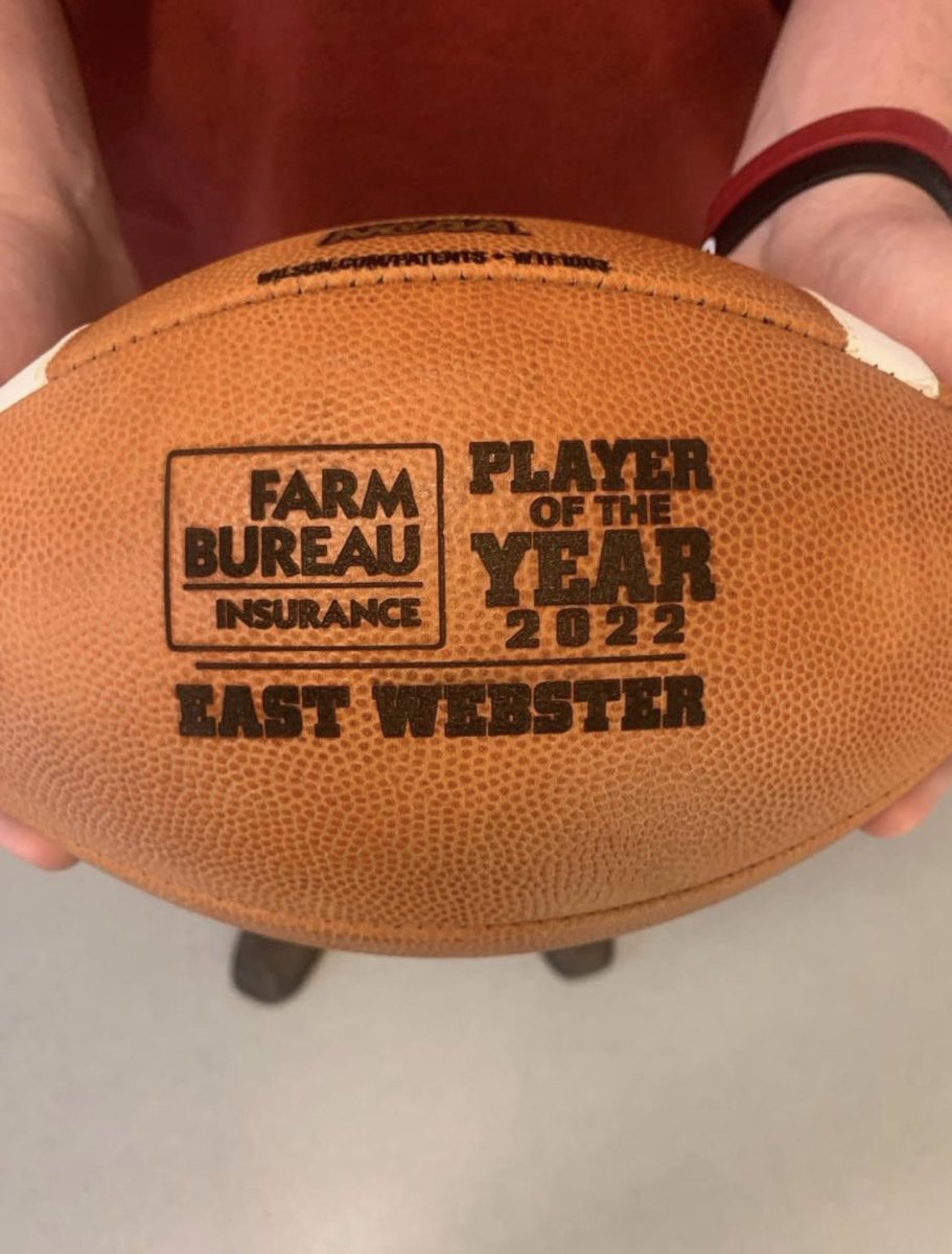 EWHS's tweet photo. Congratulations to Britain Burleson, Farm Bureau Player of the Year for East Webster.
#GoWithTheHomeTeam https://t.co/BF0OdsCL9O