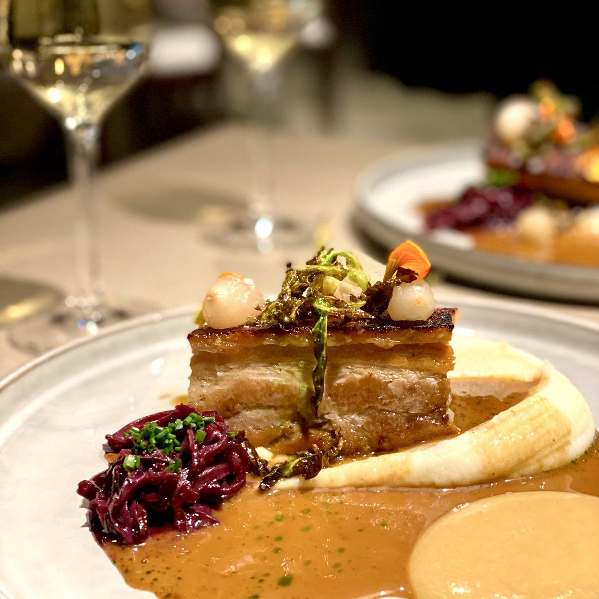 Roast Pork Belly | Smoked Mash | Red Cabbage | Apple Sauce

Winter at Manifest
We still have some lunch availability in the run up to Christmas so come eat, drink and be Merry with us
#manifestliverpool
#winterwarmers
#michelinliverpool